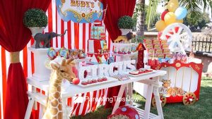 Traveling Circus Kids Birthday Party Theme