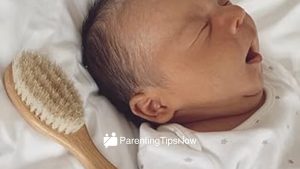 Cradle Cap Brushes are Gentle on Baby's Delicate Skin